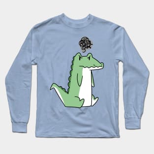 Grumpy Alligator Long Sleeve T-Shirt